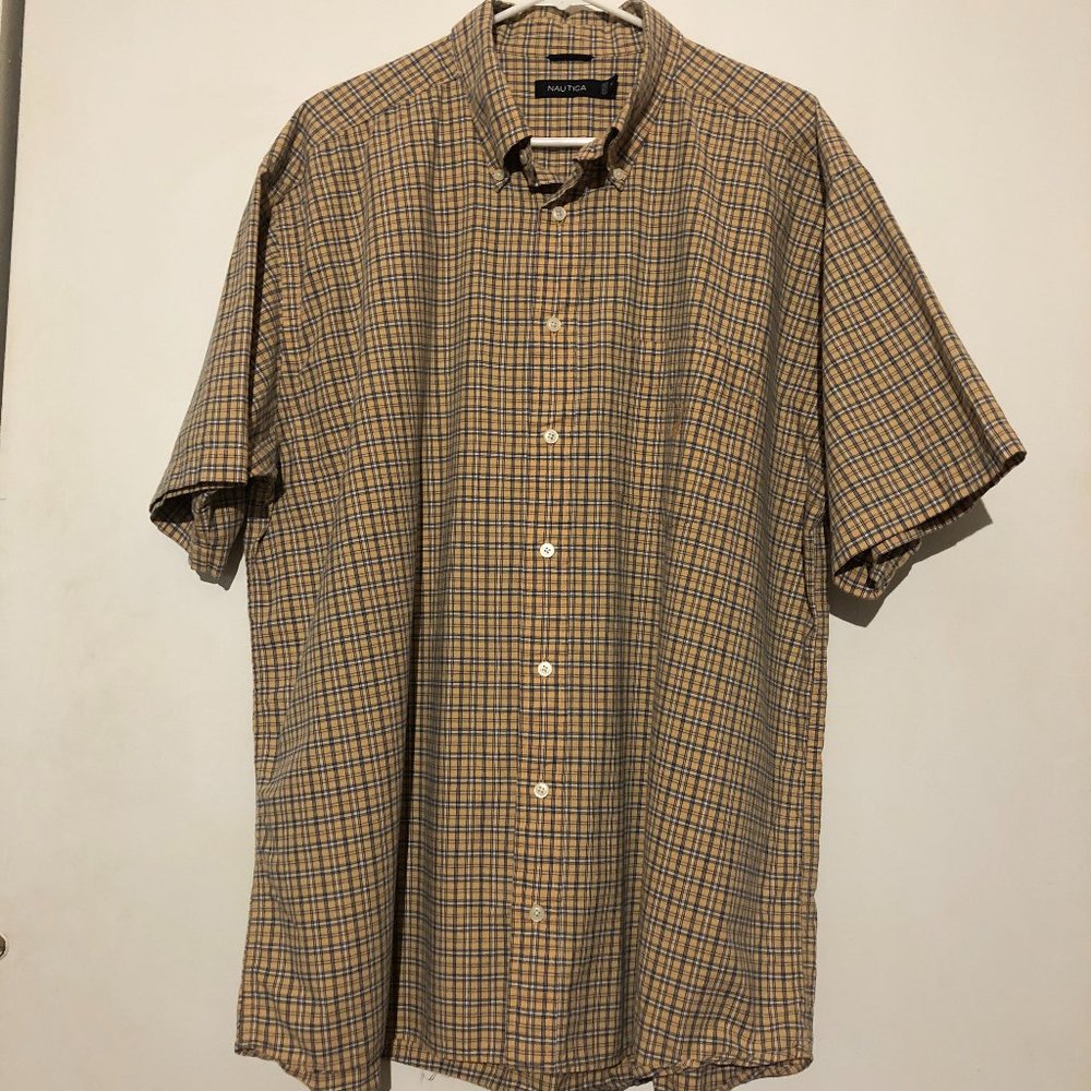 ☀️Nautica Plaid Button Down | Sz XXL